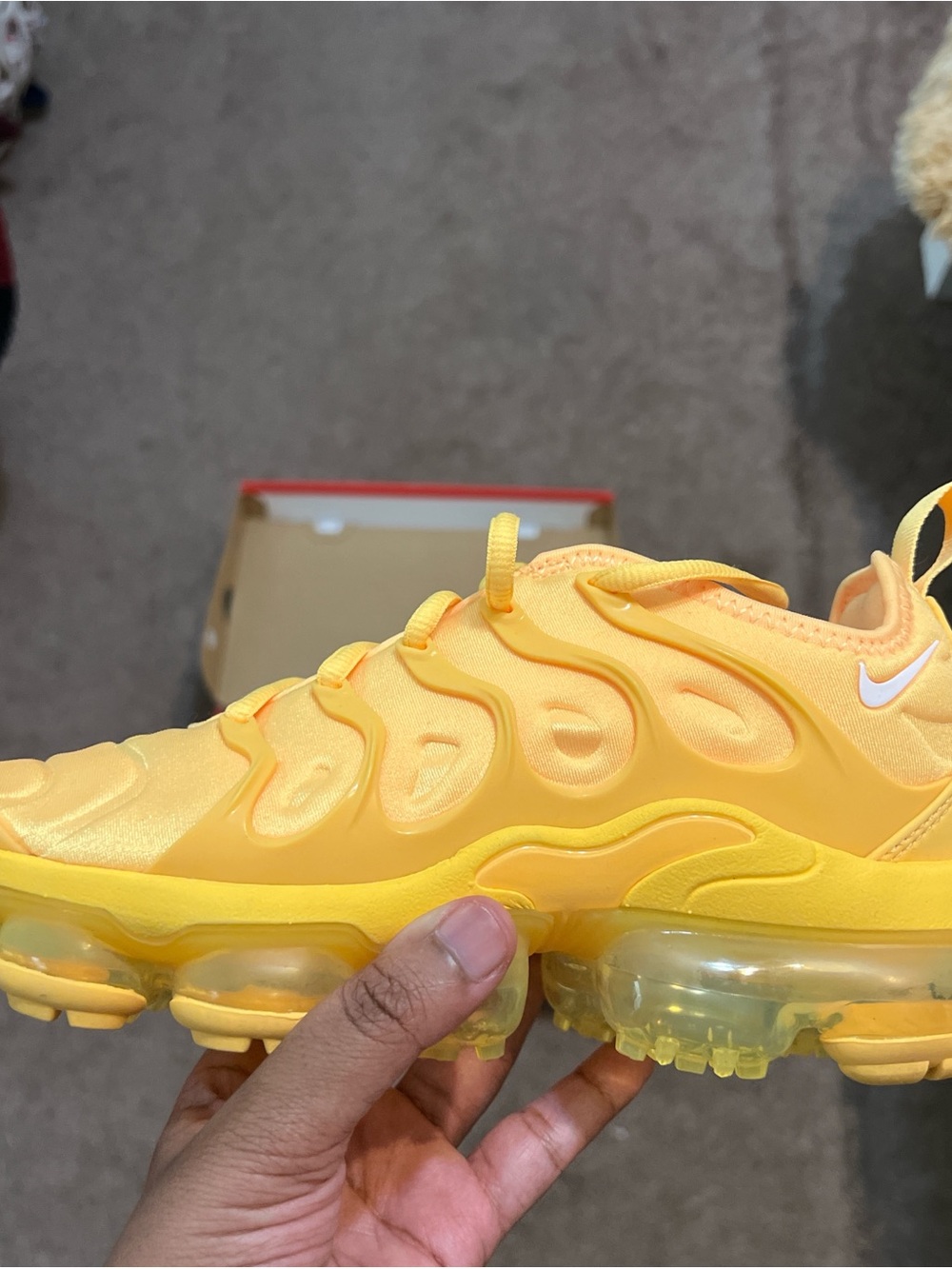 Nike Women’s Yellow Vapormax Plus Sneakers
